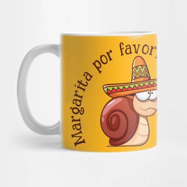 Snail Margarita hold the salt by HolidayBug